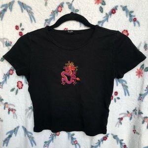 brandy melville dragon top